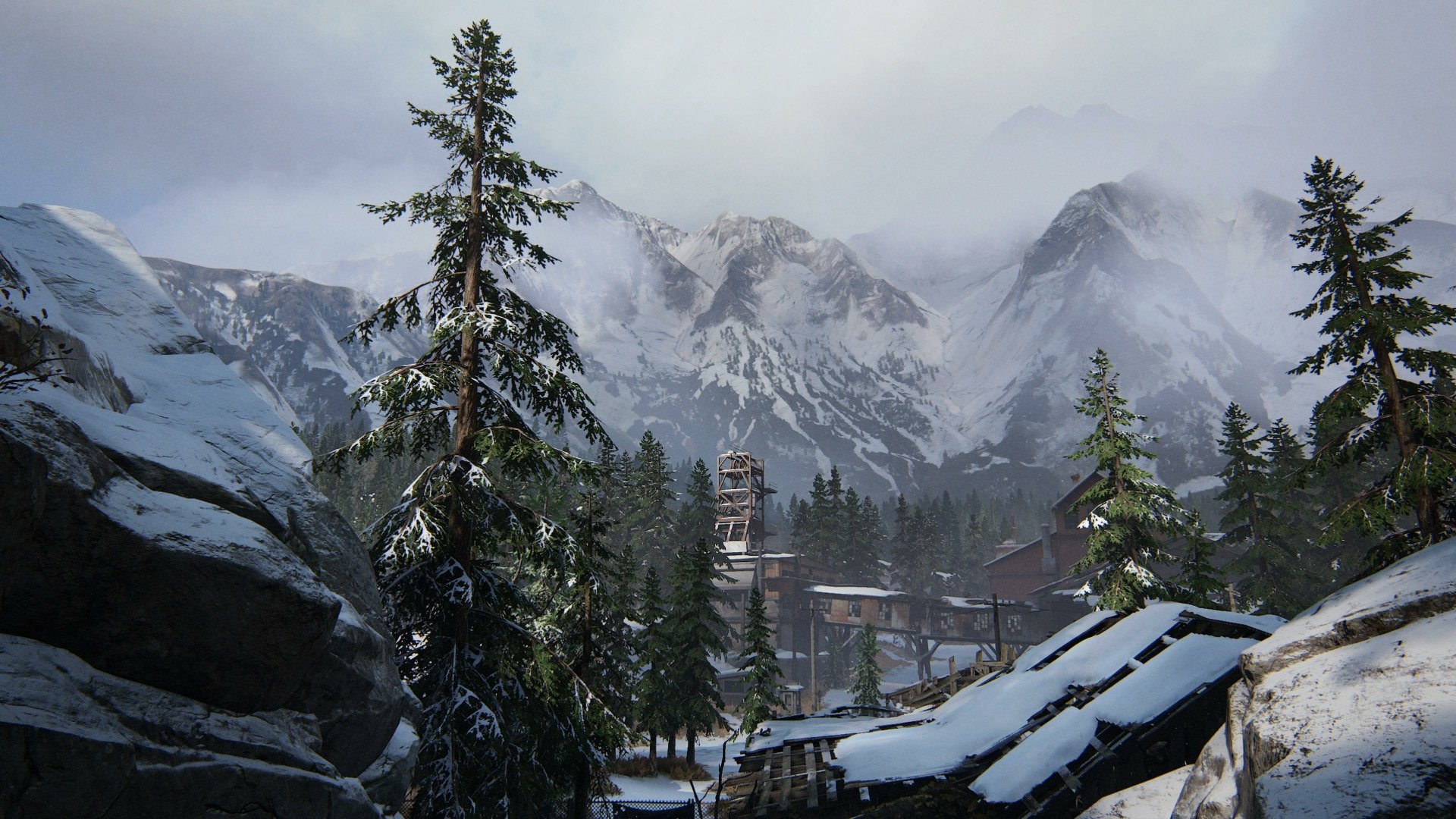 The Last of Us Part 1 - Snowy Landscape by RedTolba012