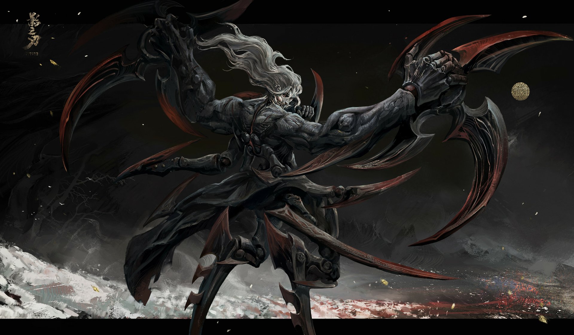 Download Dark Warrior HD Wallpaper by yi1zhi