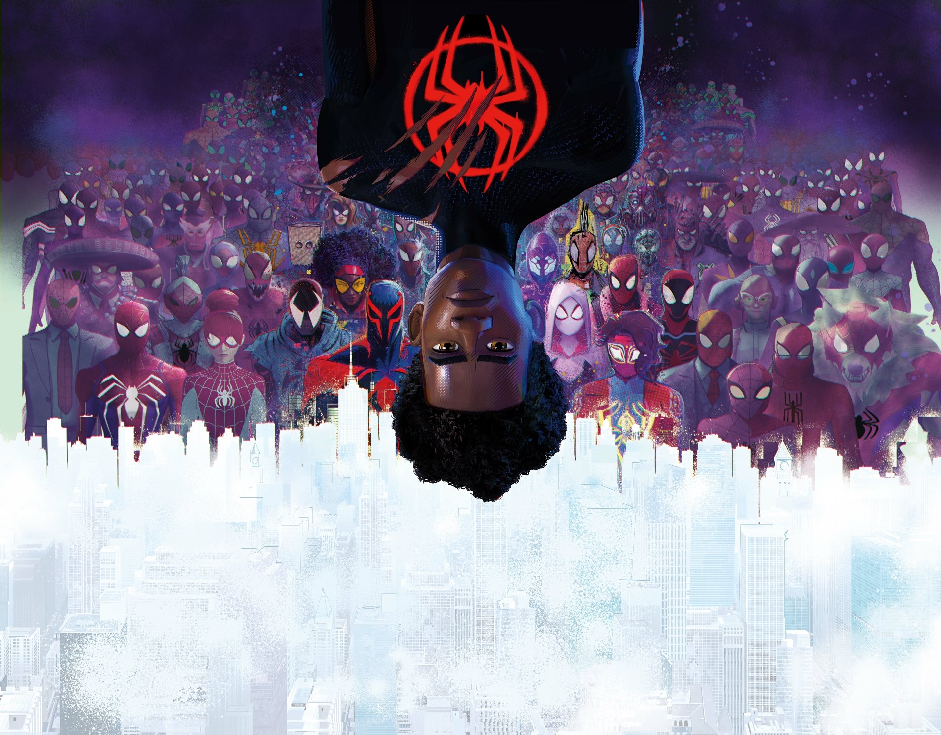 Download Movie Spider-Man: Across The Spider-Verse 8k Ultra HD Wallpaper