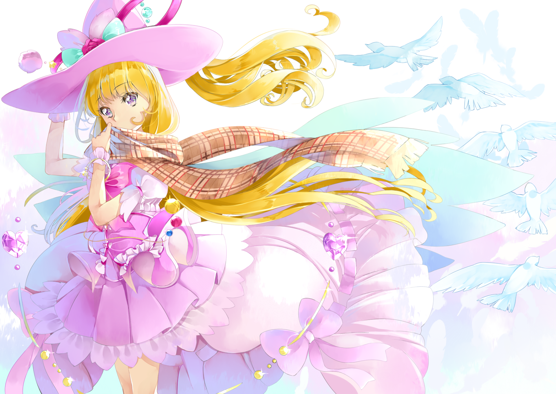Download Purple Eyes Anime Mahou Tsukai Pretty Cure! HD Wallpaper by ゆうたろう