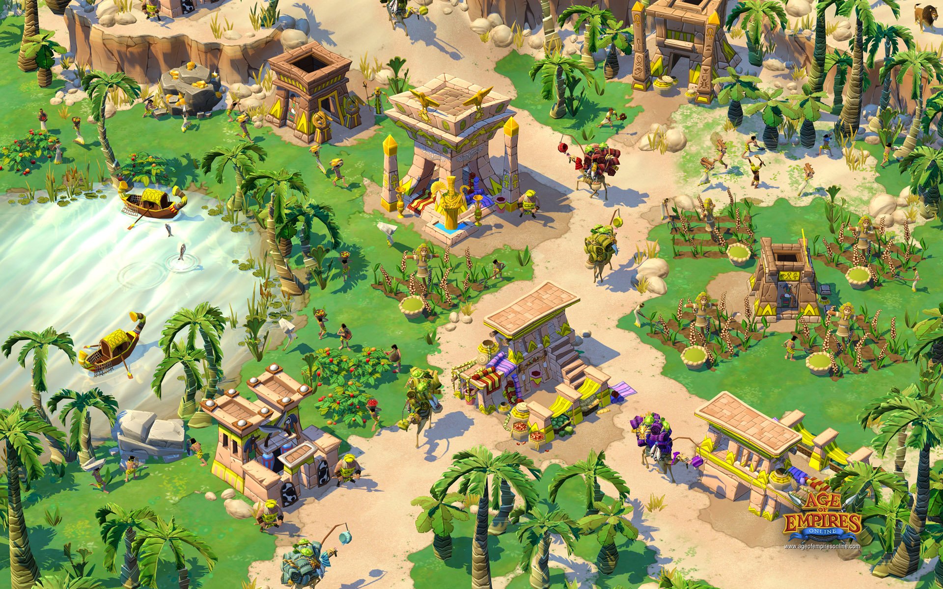 Download Video Game Age Of Empires Online HD Wallpaper