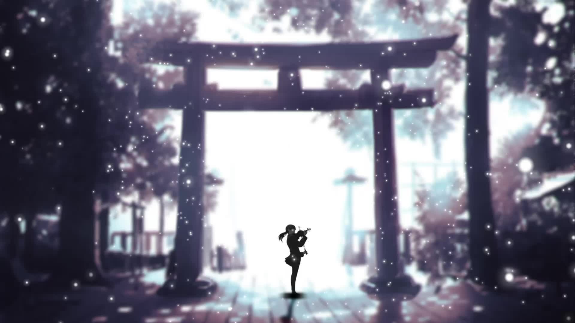 Download Fantasy Girl Violin Anime Anime Girl Fantasy Anime HD Wallpaper