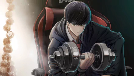 Mash Burnedead Anime Mashle: Magic and Muscles HD Desktop Wallpaper | Background Image