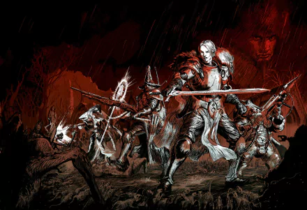 dark warrior HD Desktop Wallpaper | Background Image