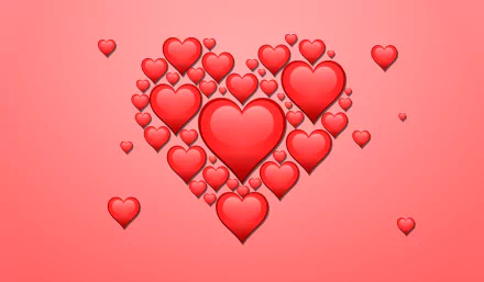 artistic heart HD Desktop Wallpaper | Background Image