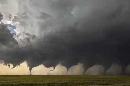  Montage of the evolution of a tornado by Jason Weingart