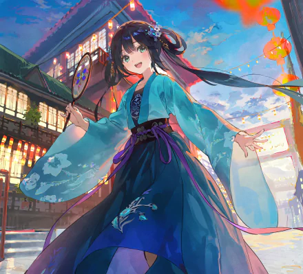 Anime girl anime girl HD Desktop Wallpaper | Background Image