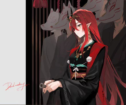 Anime girl anime girl HD Desktop Wallpaper | Background Image