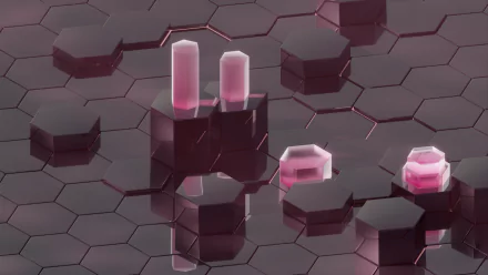 artistic hexagon HD Desktop Wallpaper | Background Image