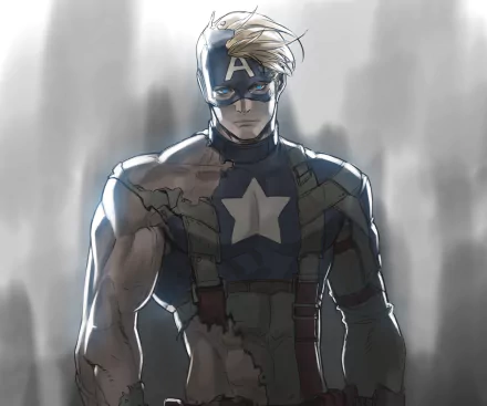Comic Captain America HD Desktop Wallpaper | Background Image