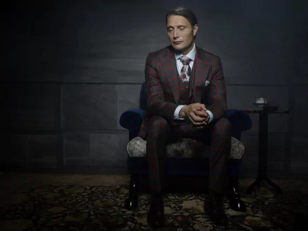 Mads Mikkelsen Hannibal Lecter TV Show Hannibal HD Desktop Wallpaper | Background Image