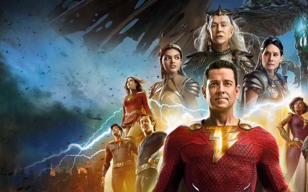 movie Shazam! Fury of the Gods HD Desktop Wallpaper | Background Image