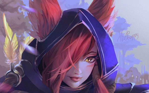  Xayah - League of Legends by ThePoppy