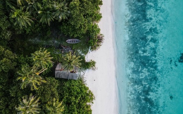 Nature Beach Maldives HD Wallpaper | Background Image