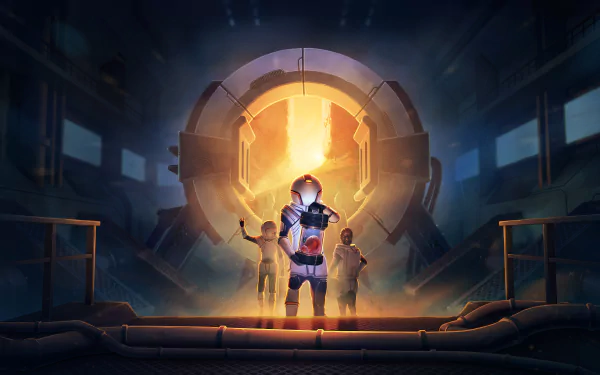 video game Exogate Initiative HD Desktop Wallpaper | Background Image