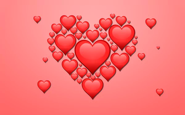 artistic heart HD Desktop Wallpaper | Background Image