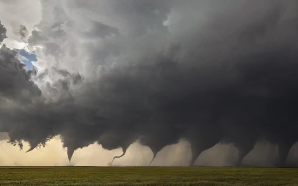  Montage of the evolution of a tornado by Jason Weingart