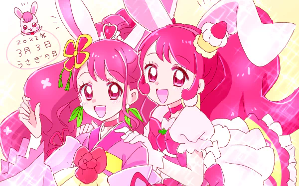  Nodoka Hanadera &amp; Usami Ichika by momo02634