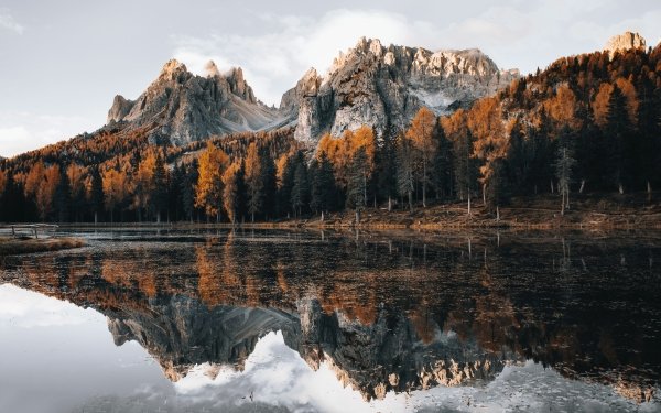 Nature Reflection Mountain Lake HD Wallpaper | Background Image