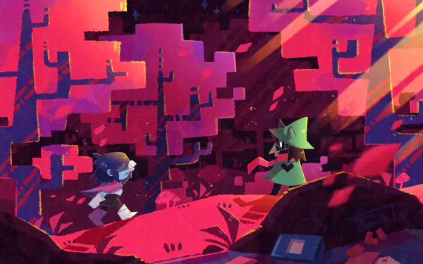 Ralsei (deltarune) Kris (deltarune) video game deltarune HD Desktop Wallpaper | Background Image