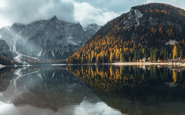Nature Reflection Lake Mountain HD Wallpaper | Background Image