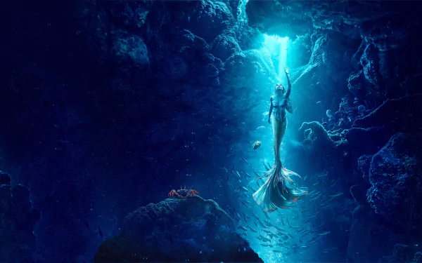 movie The Little Mermaid (2023) HD Desktop Wallpaper | Background Image