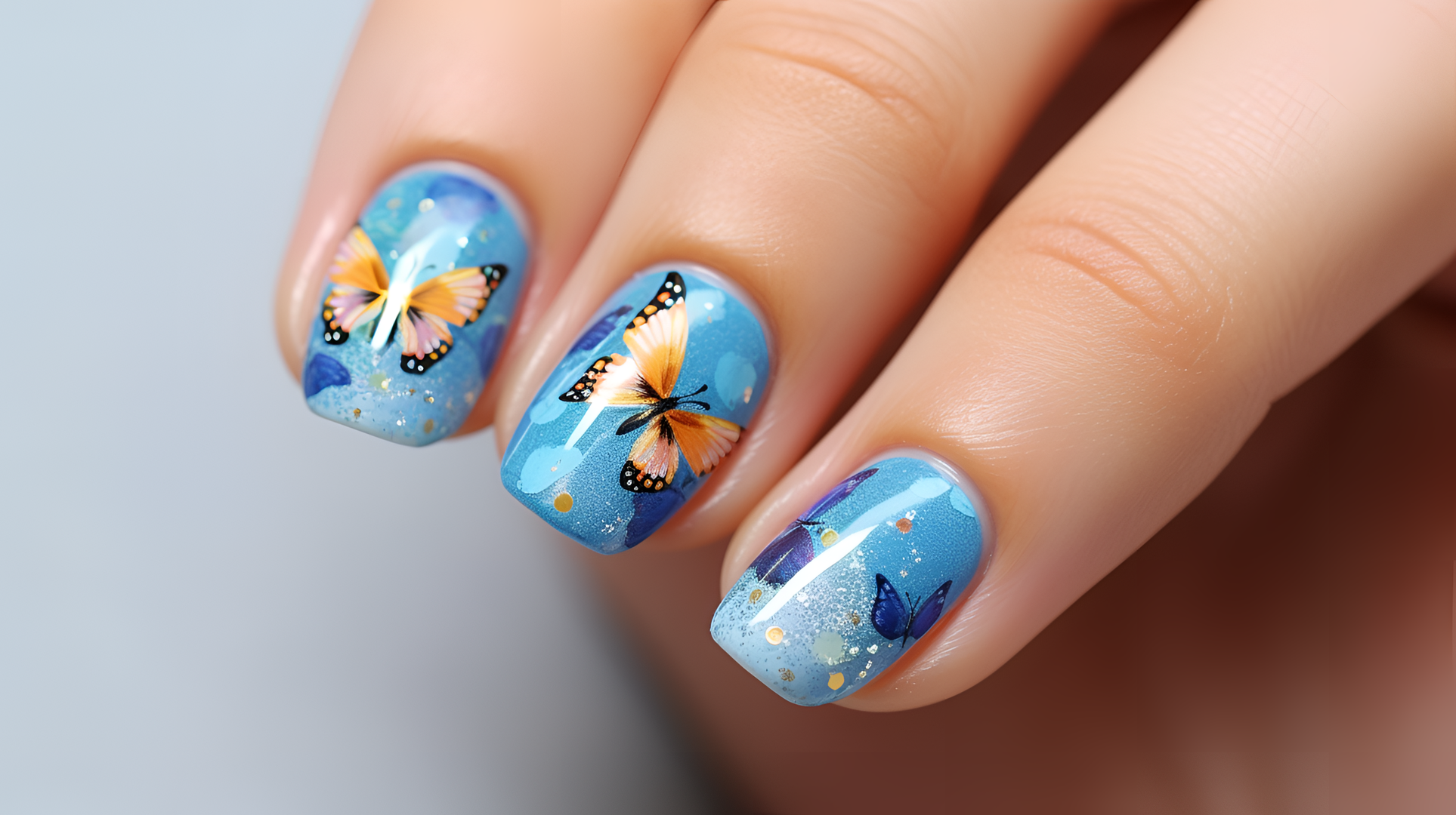 DIY Monarch Butterfly Nail Art - DIY Projects for Teens