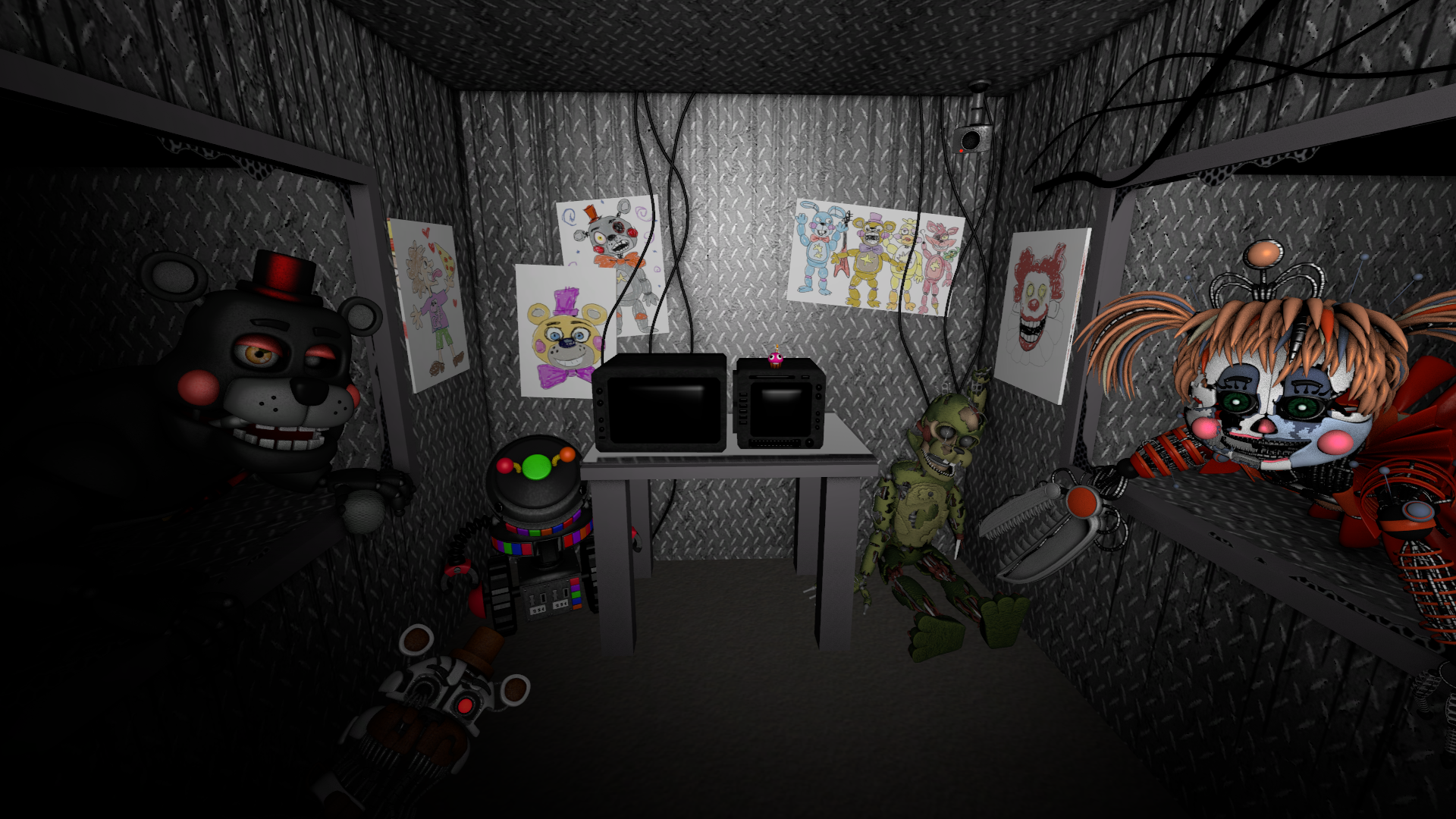 Video Game Freddy Fazbear's Pizzeria Simulator HD Wallpaper | Background Image
