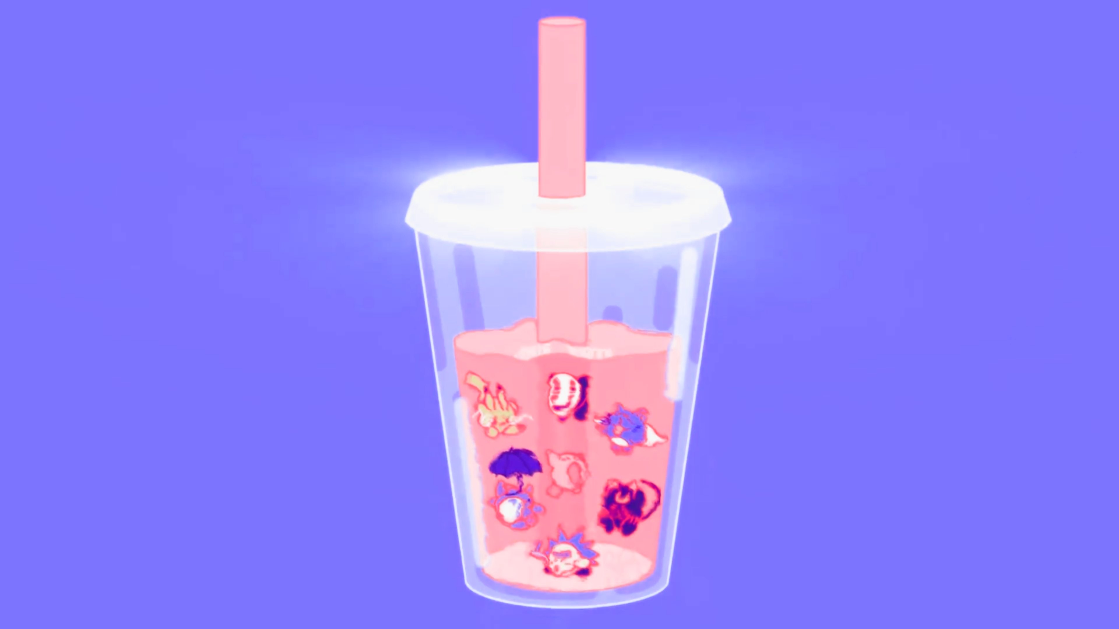 Kawaii Anime Bubble Tea, HD phone wallpaper