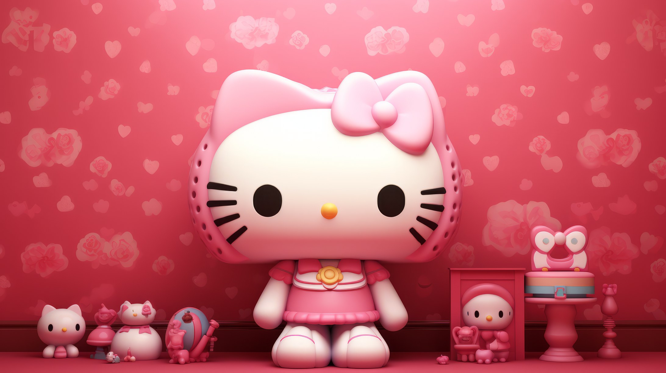 pink hello kitty wallpaper desktop