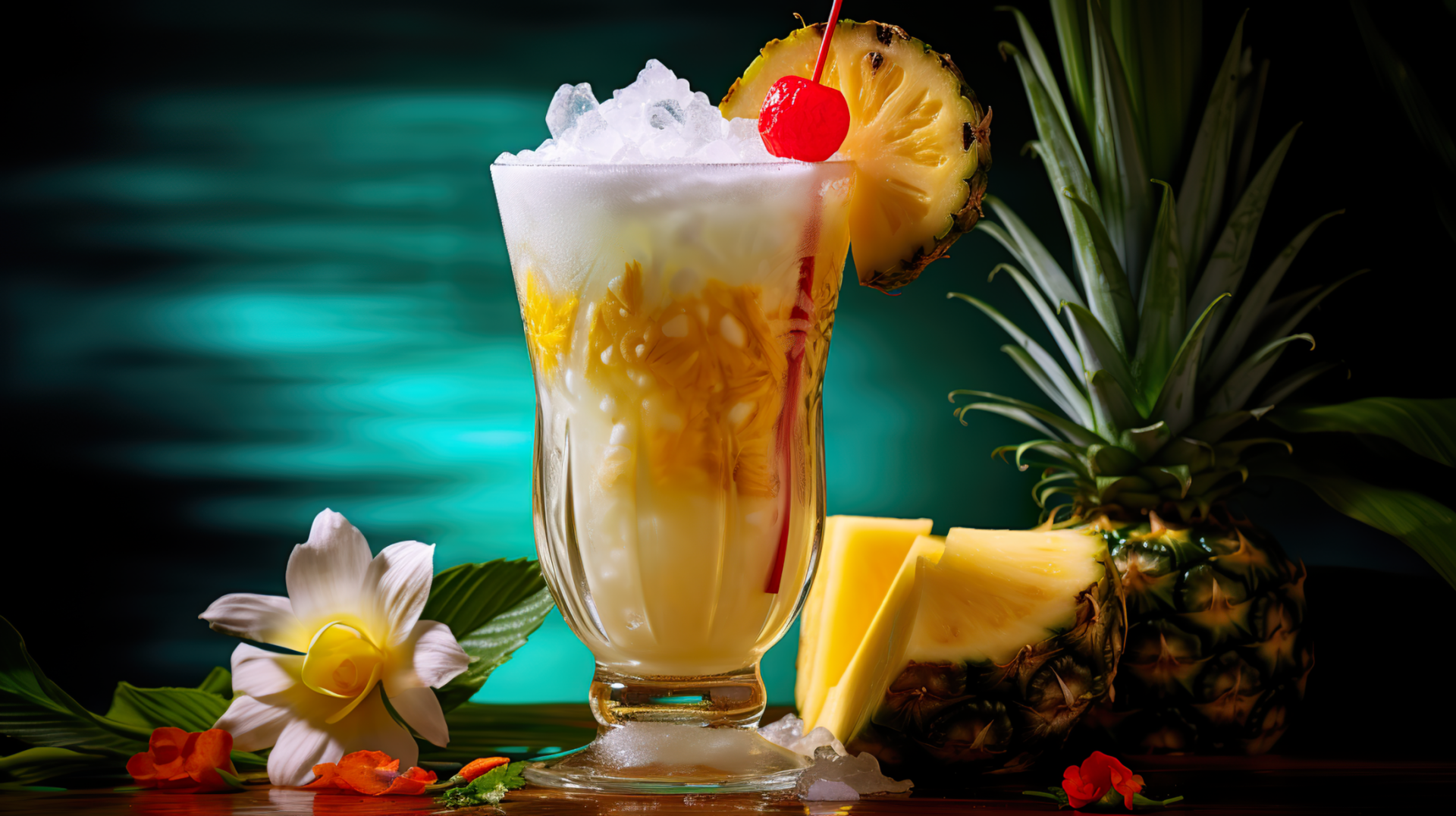 Piña Colada Cocktail Drink Wallpaper by patrika