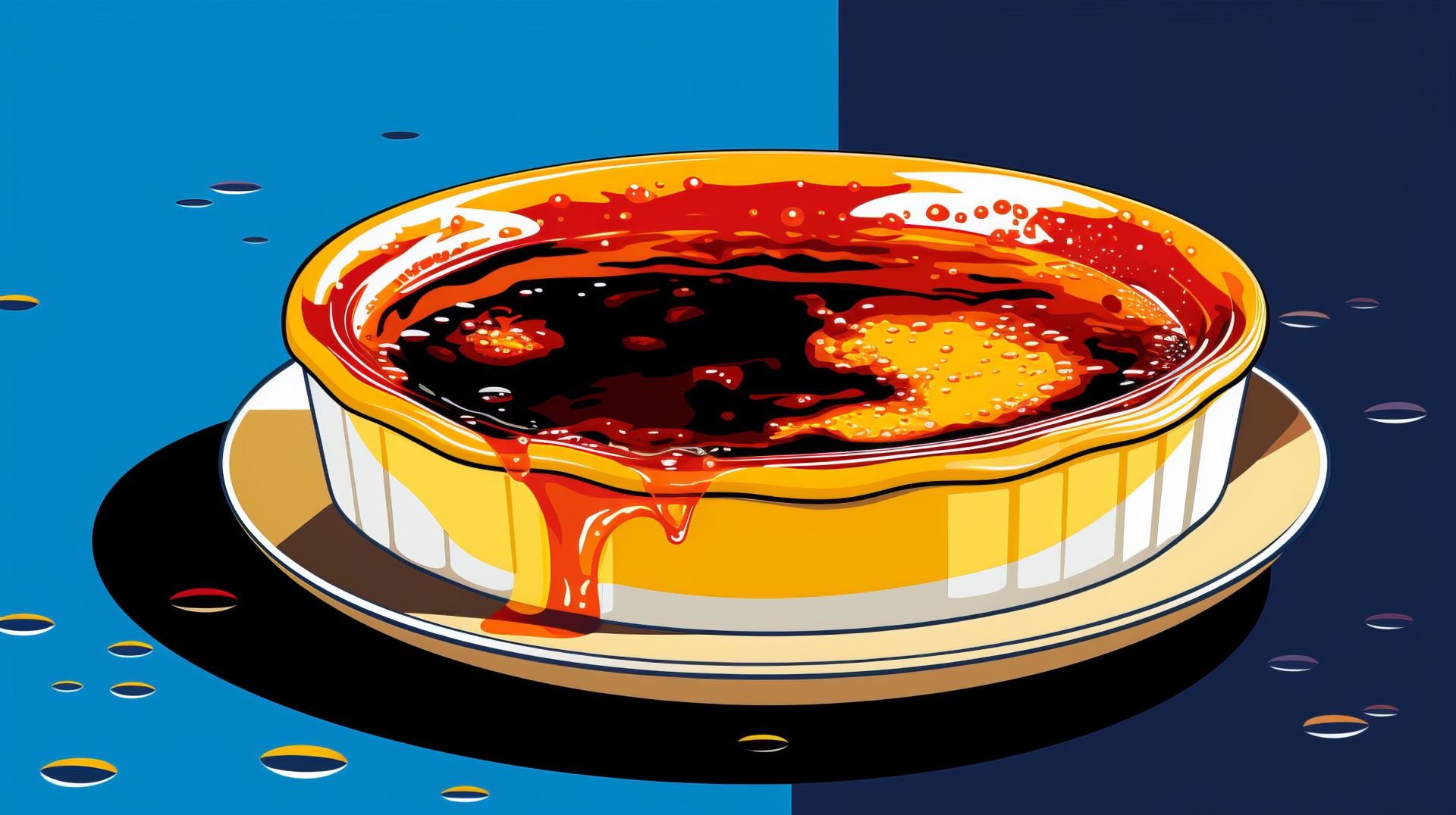 Decadent Crème Brûlée HD Wallpaper