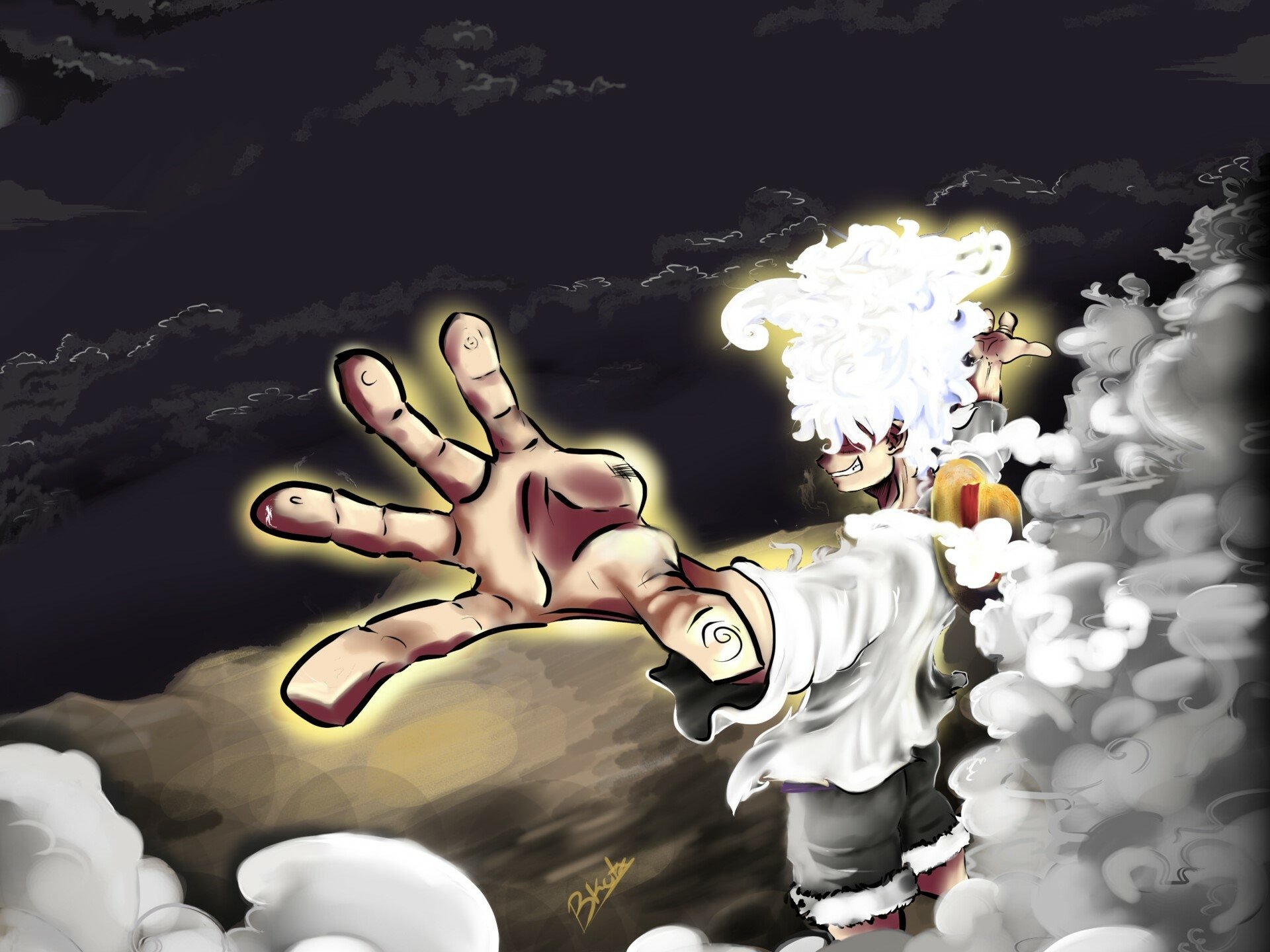 Monkey D. Luffy Gear 5 HD Anime Wallpaper – One Piece Power Unleashed ...