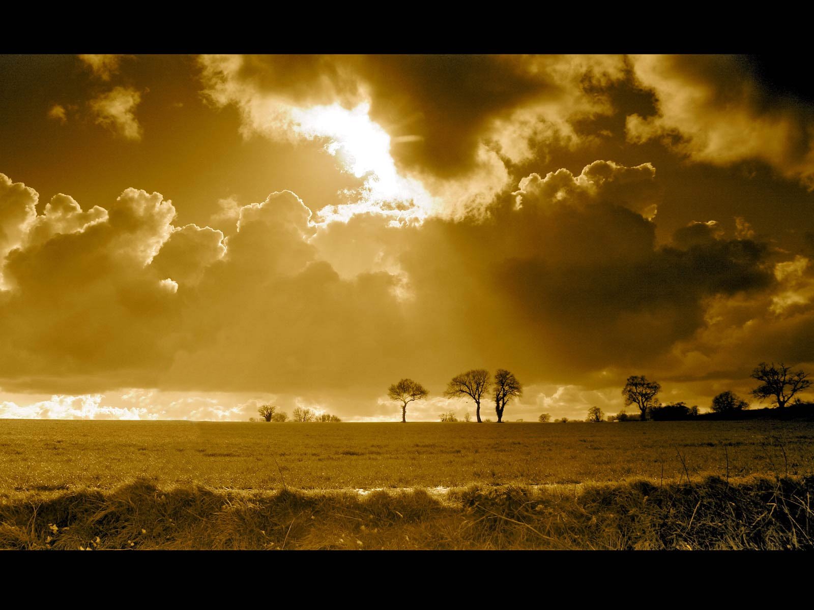 Download Landscape Sunbeam Cloud Sun Nature Scenic Wallpaper