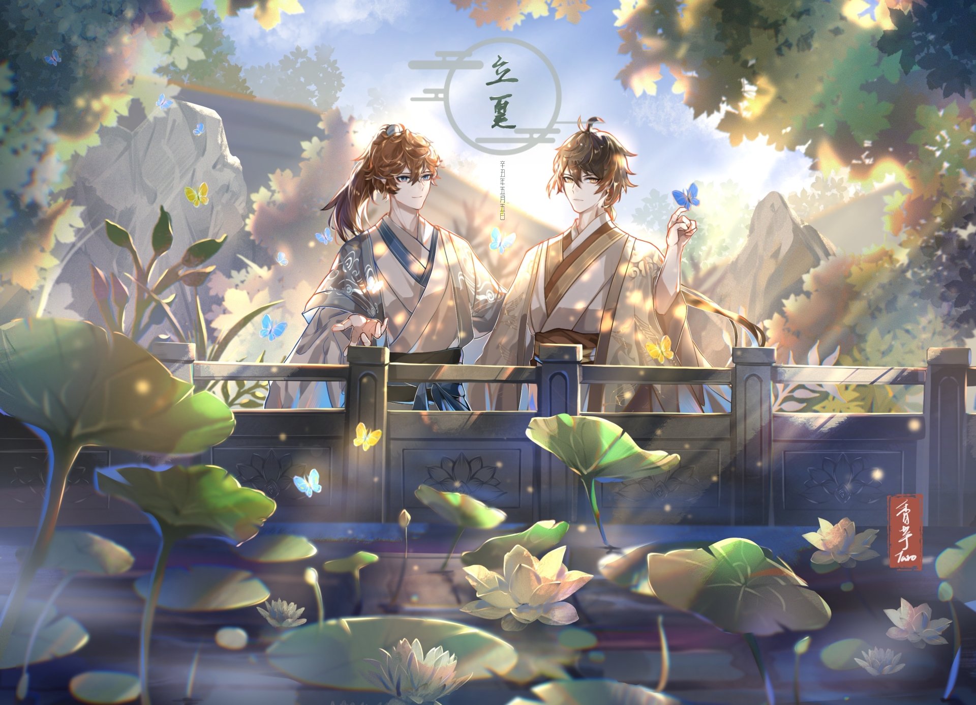 Download Zhongli (Genshin Impact) Tartaglia Childe (Genshin Impact) Video Game Genshin Impact HD Wallpaper by Taroco