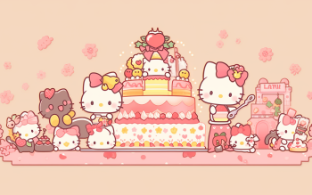 Hello Kitty Cartoon HD Wallpaper by patrika