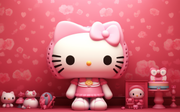 Hello Kitty 3d Wallpaper