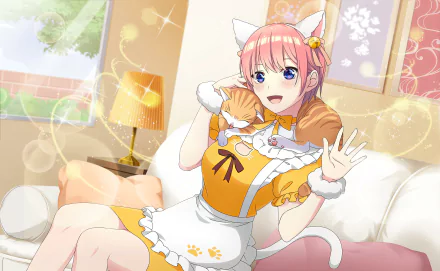 Ichika Nakano Anime The Quintessential Quintuplets HD Desktop Wallpaper | Background Image