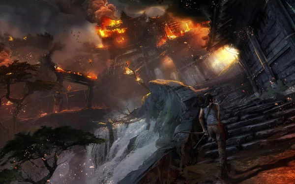  Tomb Raider (2013) - Official Steam Trading Card Wallpaper
