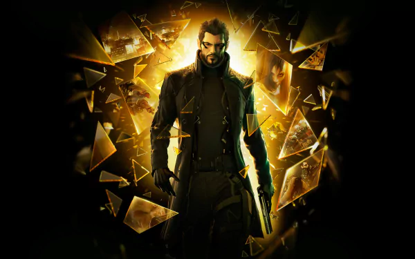  Deus Ex: Human Revolution (2013) - Official Steam Trading Card Wallpaper