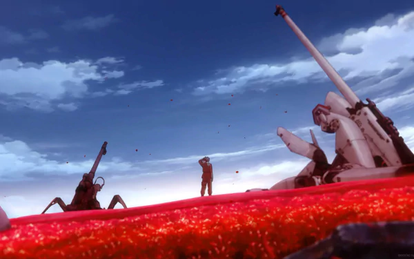  Standing In The Field Of Red Spider Lily 86 Live Wallpaper