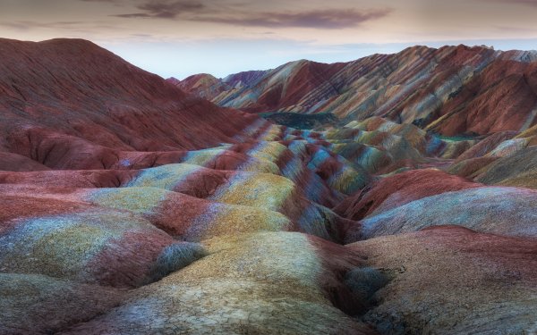 Nature Zhangye Danxia National Geopark HD Wallpaper | Background Image