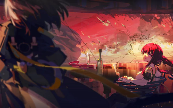 Stelle (Honkai: Star Rail) Kafka (Honkai: Star Rail) video game Honkai: Star Rail HD Desktop Wallpaper | Background Image
