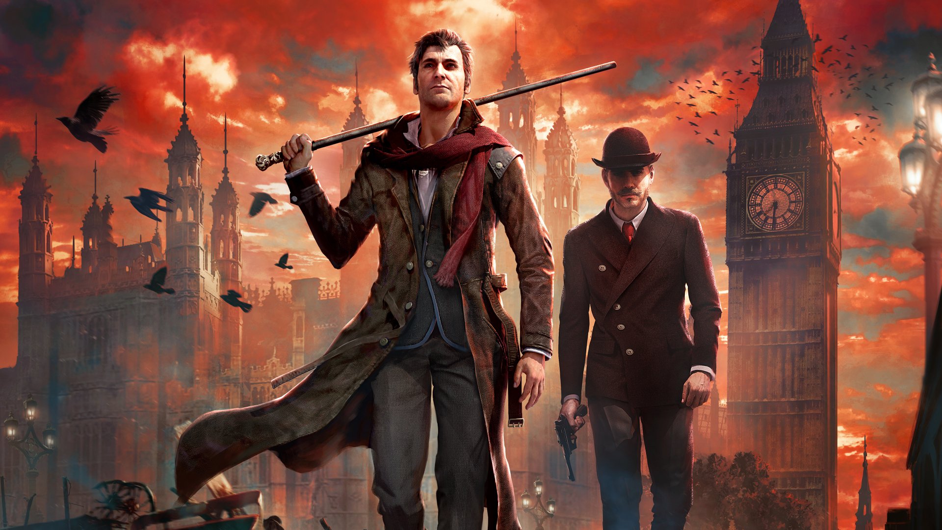 Download London Sunset Big Ben Detective Video Game Sherlock Holmes: The Devil's Daughter 4k Ultra HD Wallpaper