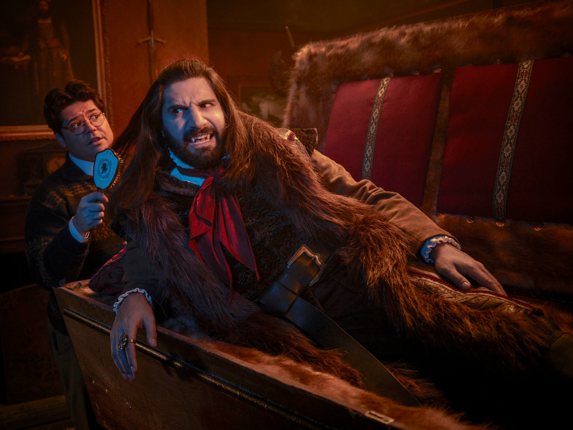 Download Harvey Guillén Kayvan Novak TV Show What We Do In The Shadows HD Wallpaper