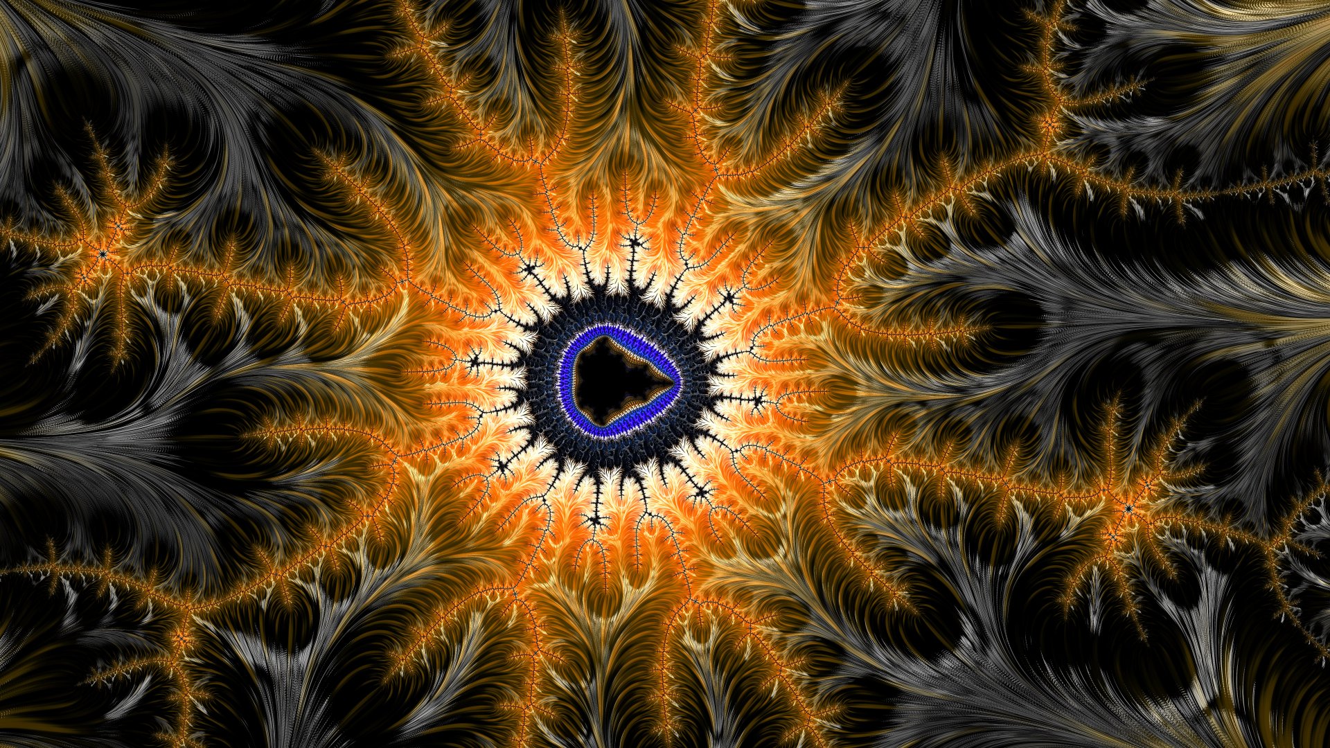 8k Trippy Psychedelic Fractal Wallpaper by Dr-Pen