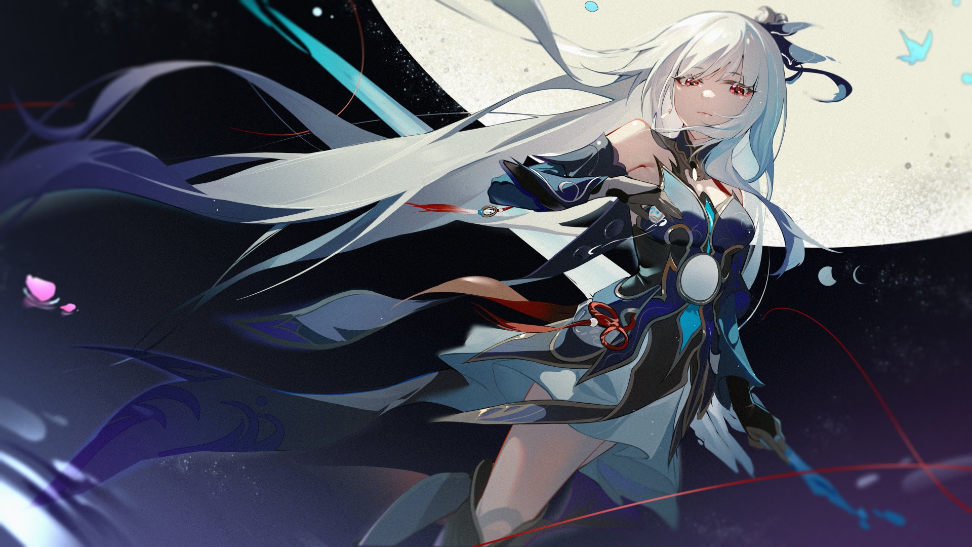 Download Jingliu (Honkai: Star Rail) Video Game Honkai: Star Rail 4k Ultra HD Wallpaper by Nishikino形昇