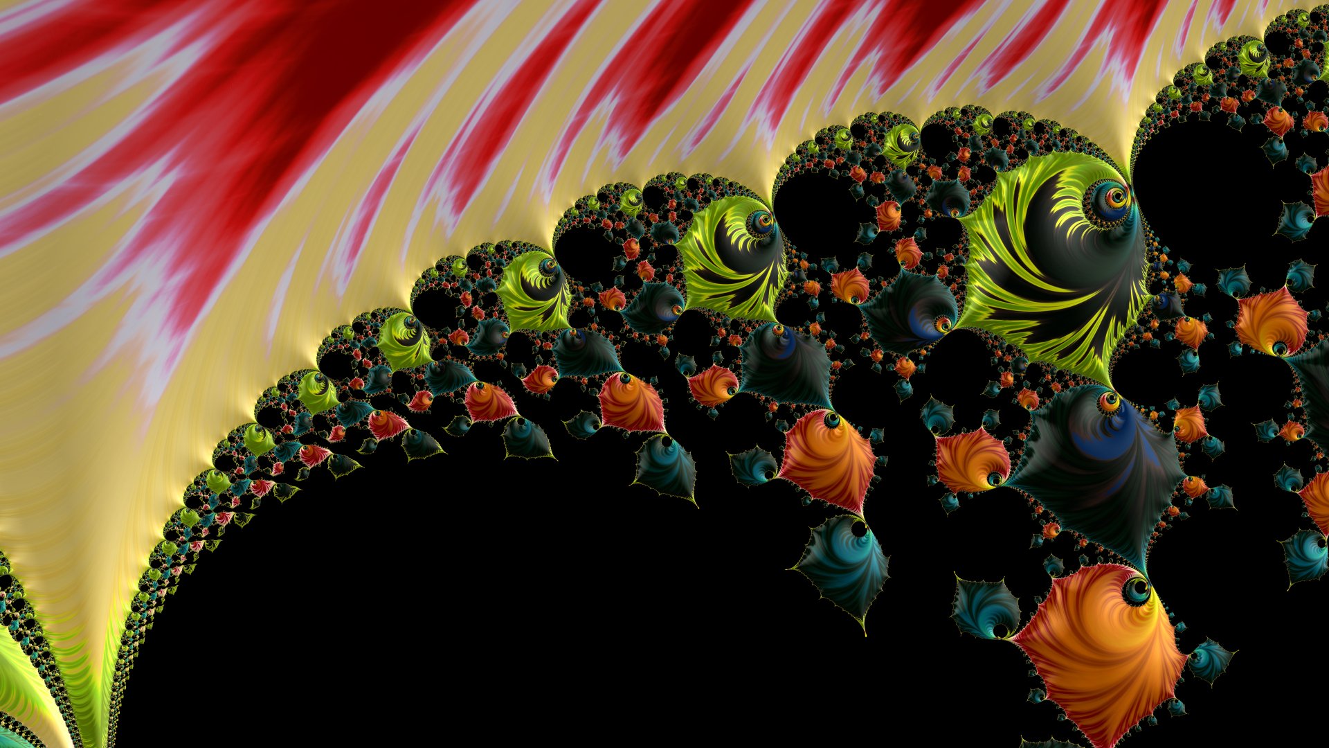 8k Trippy Psychedelic Fractal Wallpaper by Dr-Pen