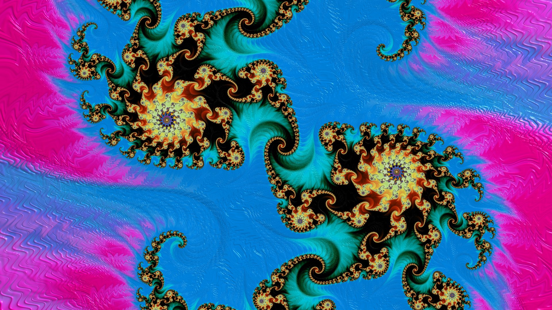 8k Trippy Psychedelic Fractal Wallpaper by Dr-Pen