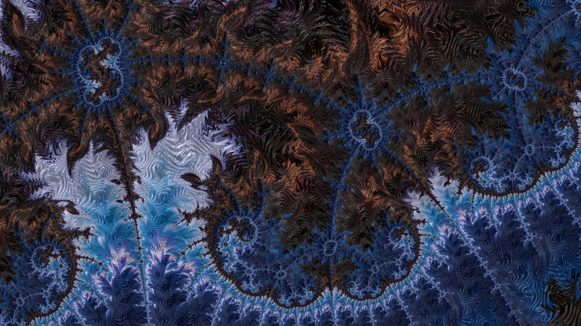 8k Trippy Psychedelic Fractal Wallpaper by Dr-Pen
